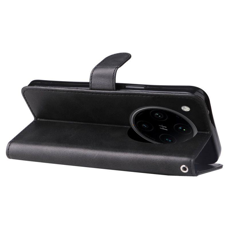 Leren Hoesje Voor Oppo Find X8 Pro Voorvak