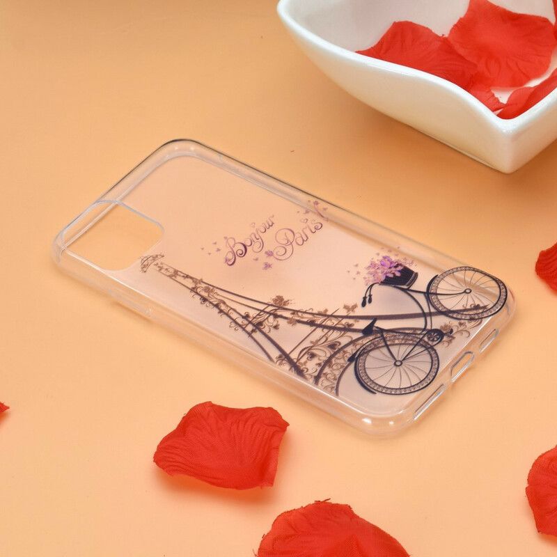 Hoesje iPhone 13 Transparant Hallo Parijs