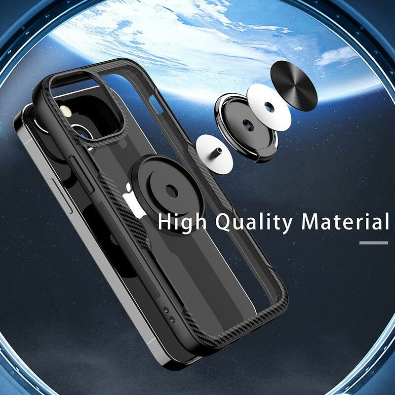 Hoesje Voor iPhone 13 Steunring Plaatwerk