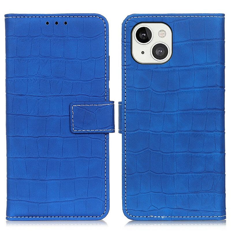 Leren Hoesje Voor iPhone 13 Krokodillenkracht