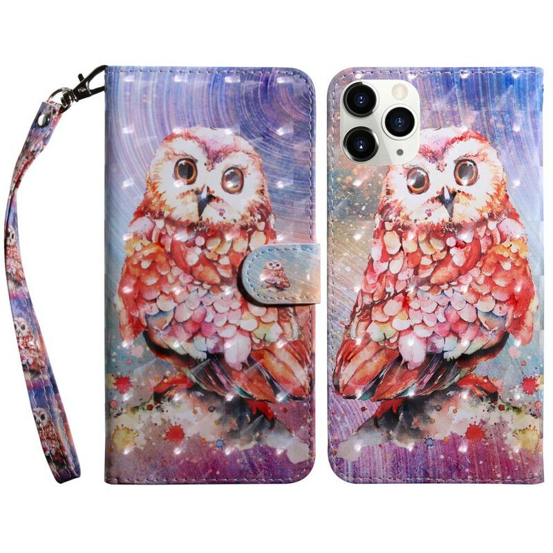 Leren Hoesje Voor iPhone 13 Lichtvlek Germain De Uil