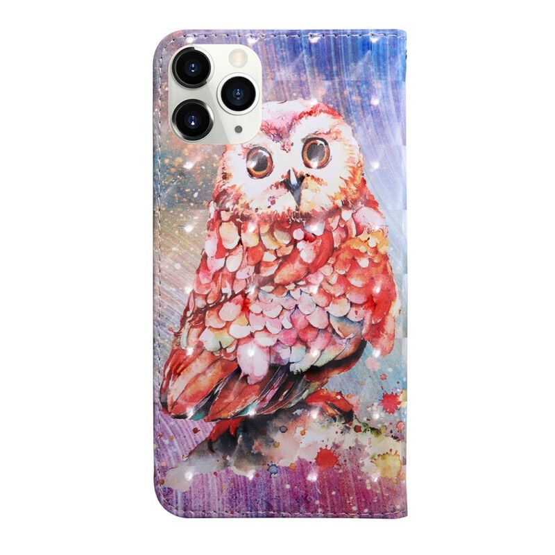 Leren Hoesje Voor iPhone 13 Lichtvlek Germain De Uil