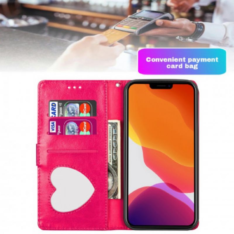 Leren Hoesje Voor iPhone 13 Pailletten Portemonnee