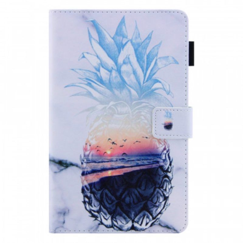 Folio-hoesje voor Samsung Galaxy Tab A8 (2021) Ananas Patroon