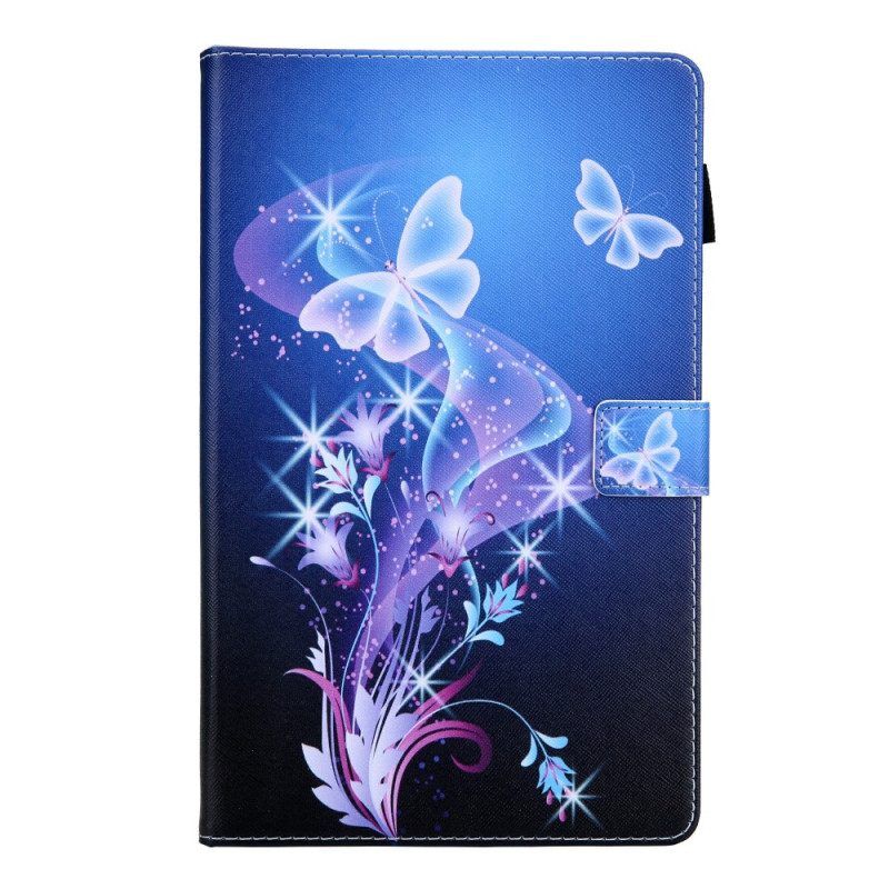 Folio-hoesje voor Samsung Galaxy Tab A8 (2021) Kleurrijke Vlinders