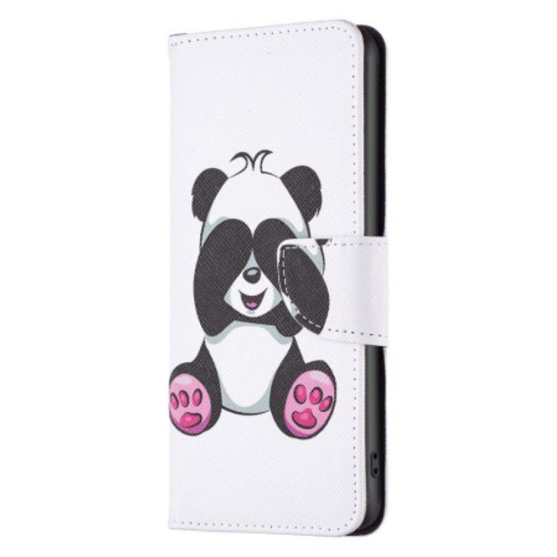 Flip Case voor iPhone 15 Plus Panda