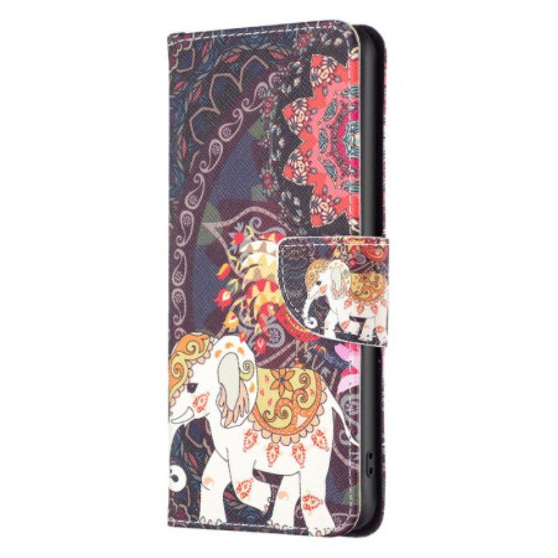 Folio-hoesje voor iPhone 15 Plus Stamolifant