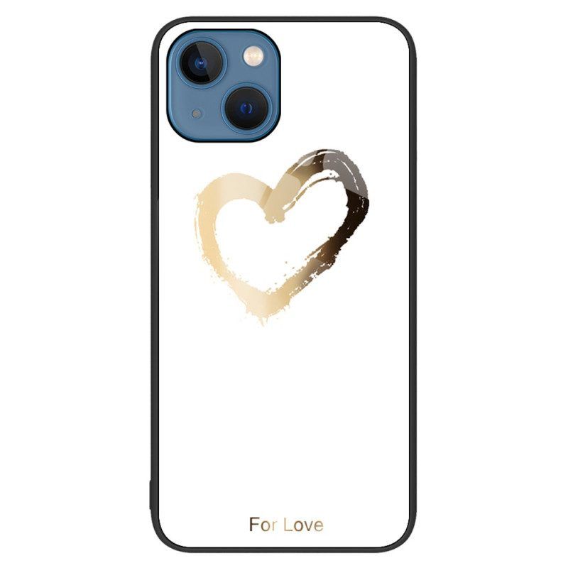 Hoesje voor iPhone 15 Plus Hartgehard Glas