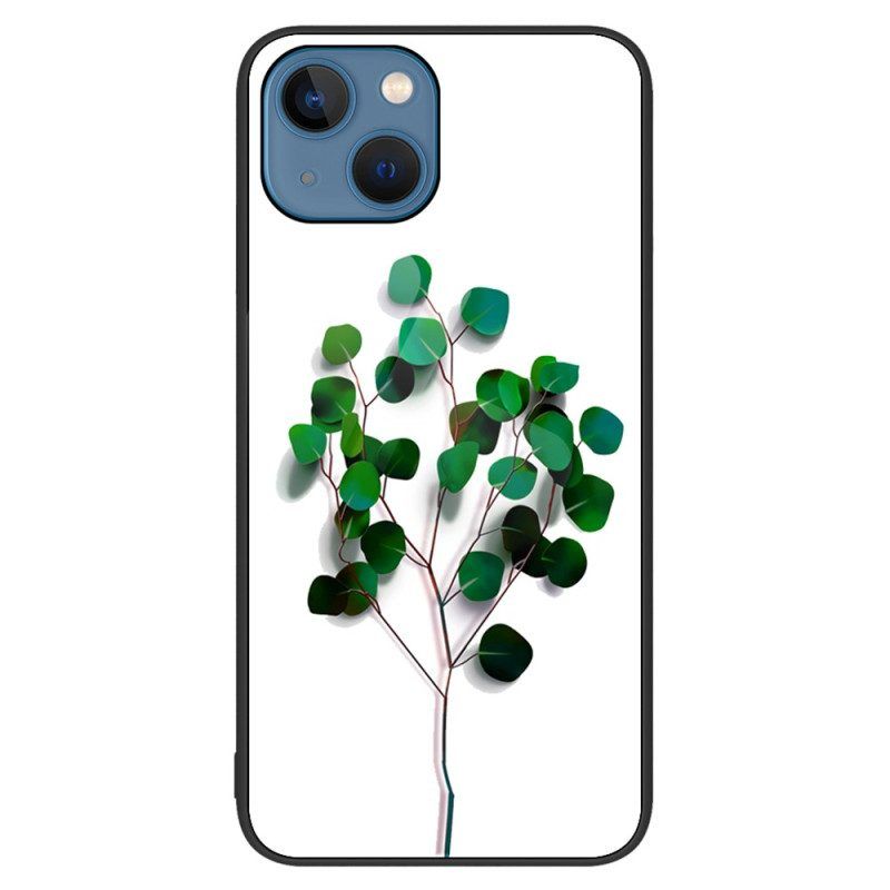 Telefoonhoesje voor iPhone 15 Plus Plantaardig Gehard Glas