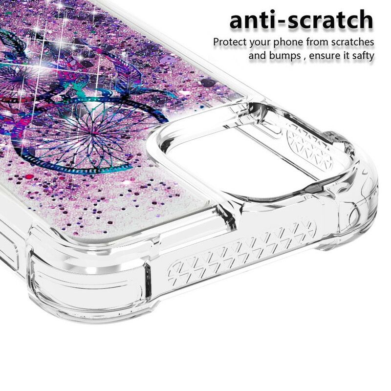 Case Hoesje iPhone 13 Pro Max Telefoonhoesje Glitter Dromenvanger
