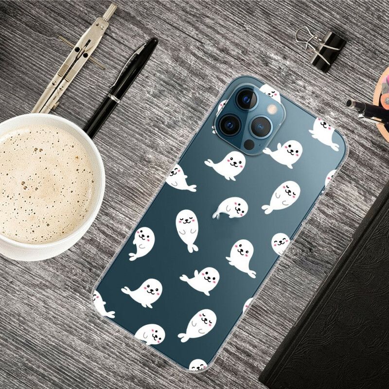 Case Hoesje iPhone 13 Pro Max Telefoonhoesje Top Zeeleeuwen
