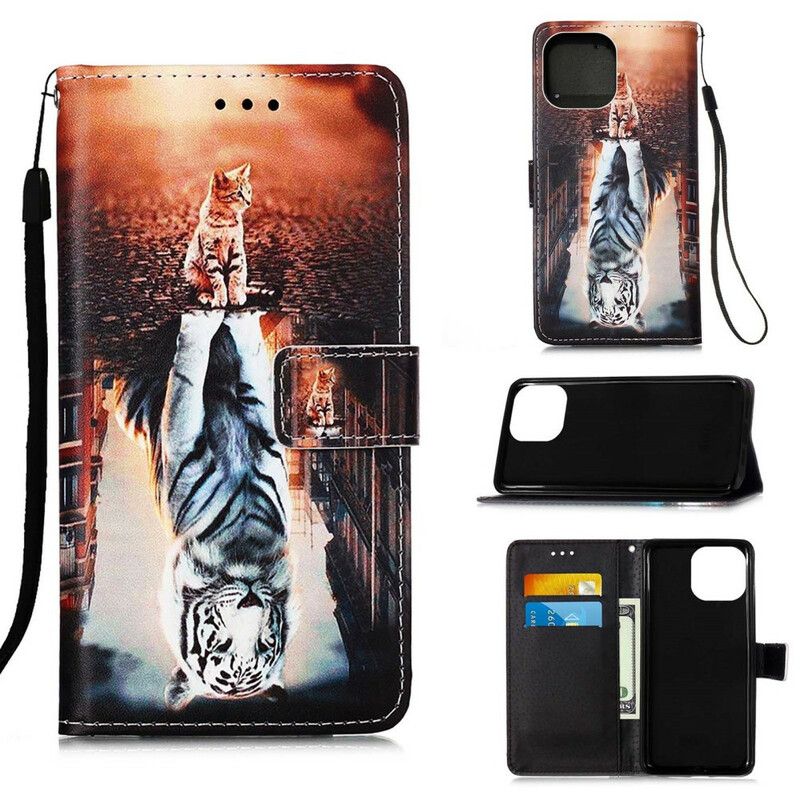 Folio-hoesje iPhone 13 Pro Max Ernest En De Reflectie