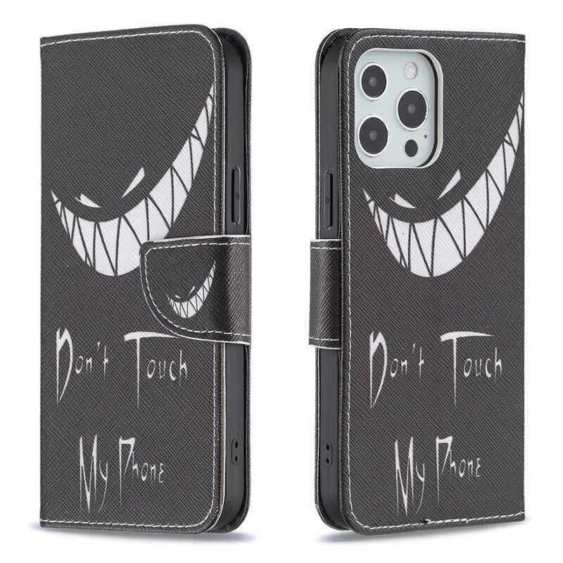 Folio-hoesje iPhone 13 Pro Max Telefoonhoesje Duivel Telefoon