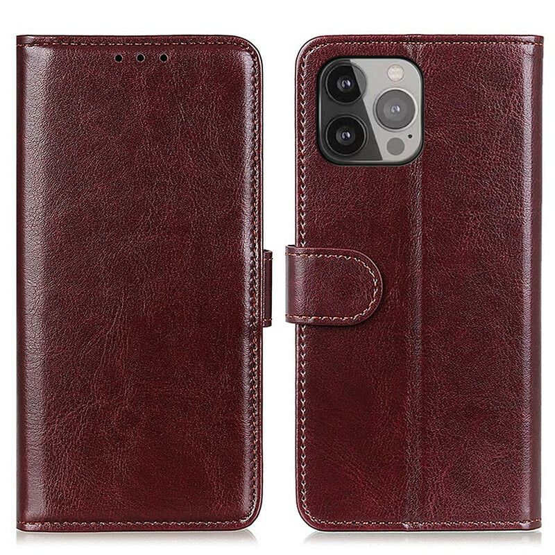Folio-hoesje iPhone 13 Pro Max Telefoonhoesje Kunstleer Finesse