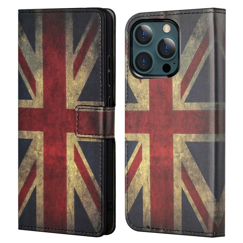 Folio-hoesje iPhone 13 Pro Max Vlag Van Engeland
