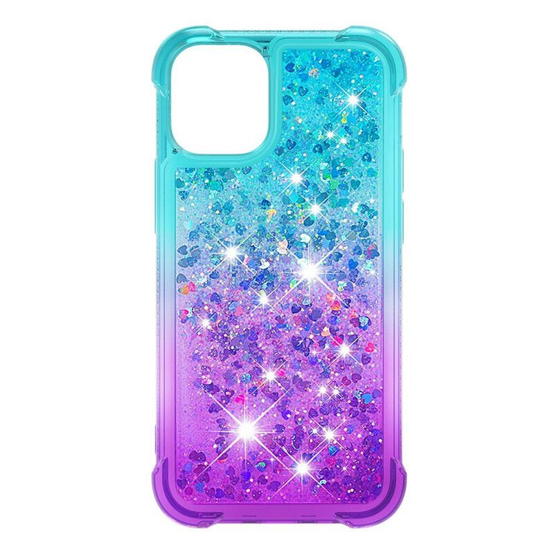 Hoesje iPhone 13 Pro Max Glitterkleuren Bescherming Hoesje