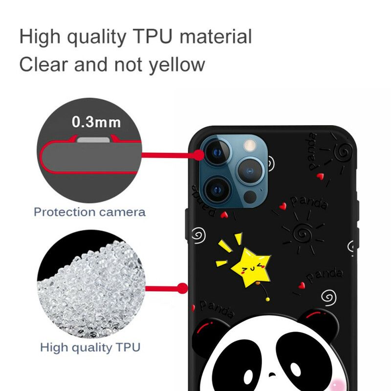 Hoesje iPhone 13 Pro Max Panda Star