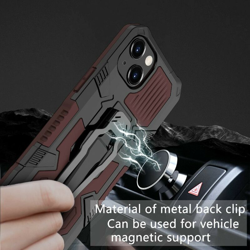 Hoesje iPhone 13 Pro Max Robot Met Riemclip Bescherming Hoesje