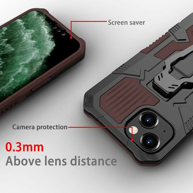 Hoesje iPhone 13 Pro Max Robot Met Riemclip Bescherming Hoesje
