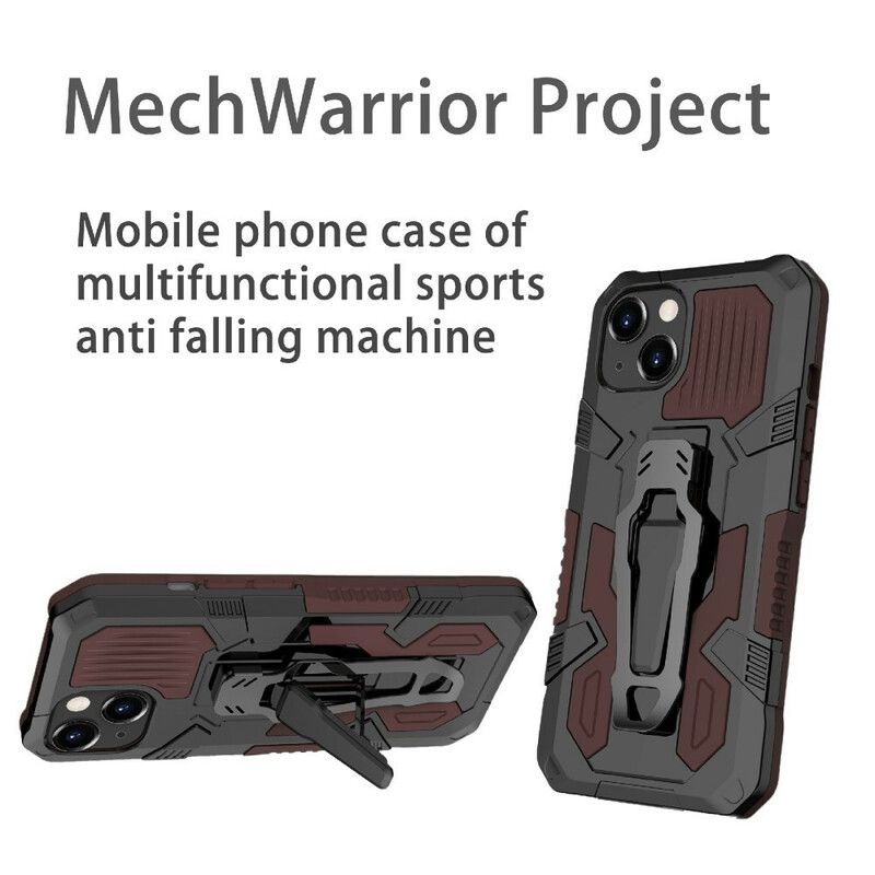 Hoesje iPhone 13 Pro Max Robot Met Riemclip Bescherming Hoesje