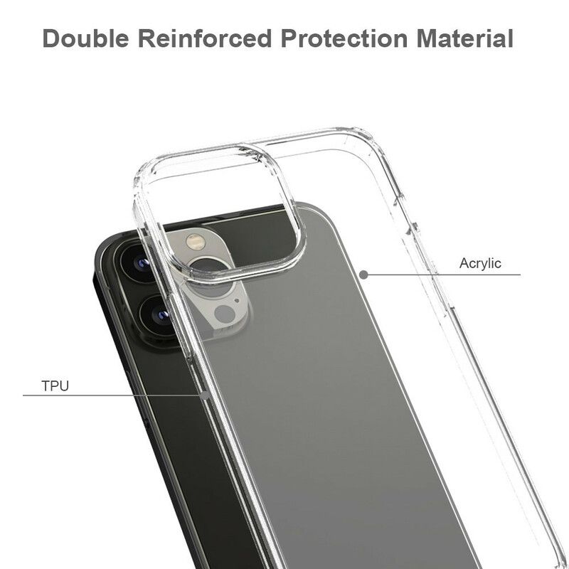 Hoesje iPhone 13 Pro Max Transparante Hybride Bescherming Hoesje