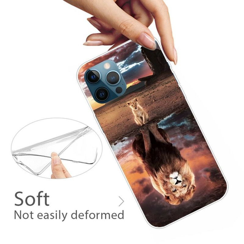 Hoesje Voor iPhone 13 Pro Max Droom Van Leeuwenwelp