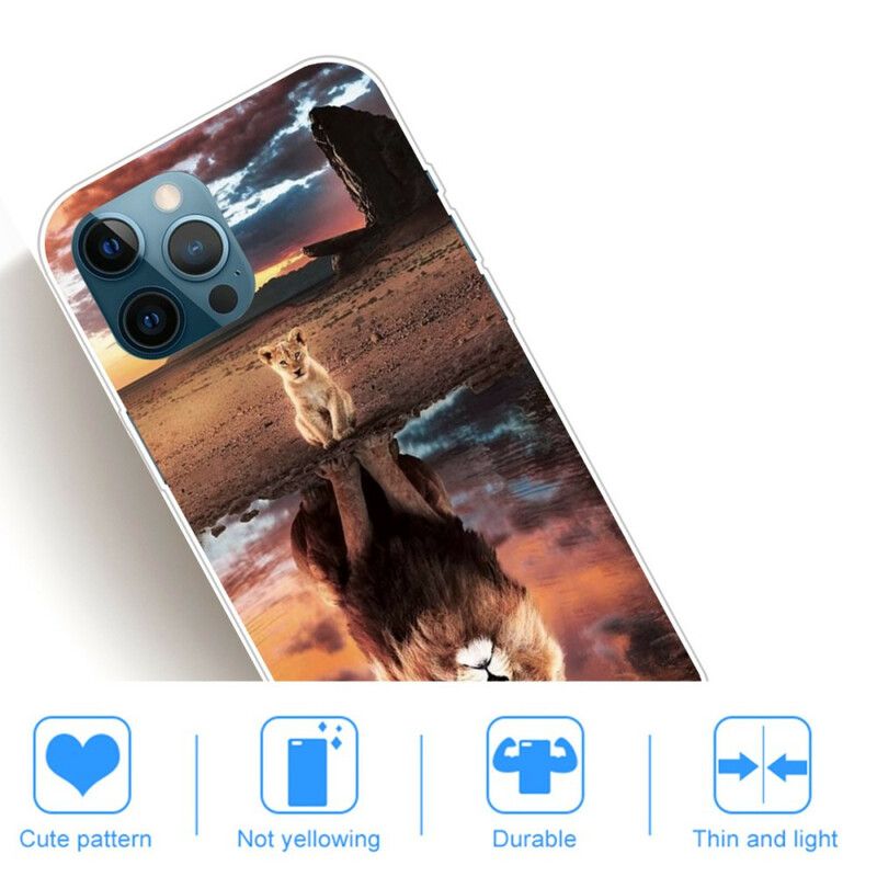 Hoesje Voor iPhone 13 Pro Max Droom Van Leeuwenwelp