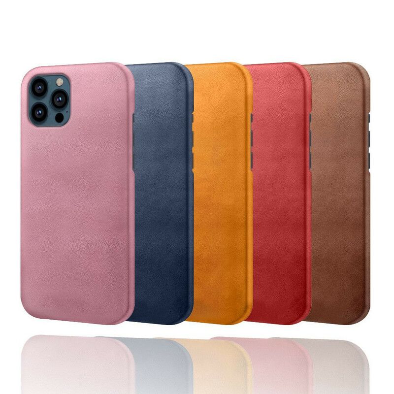 Hoesje Voor iPhone 13 Pro Max Ledereffect Ksq