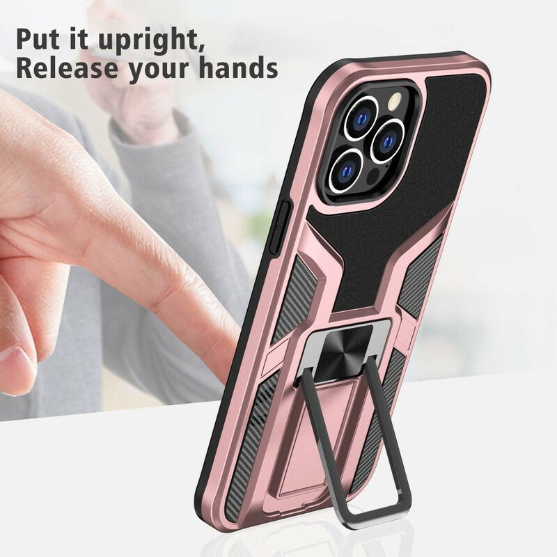 Hoesje Voor iPhone 13 Pro Max Ring-ondersteuning