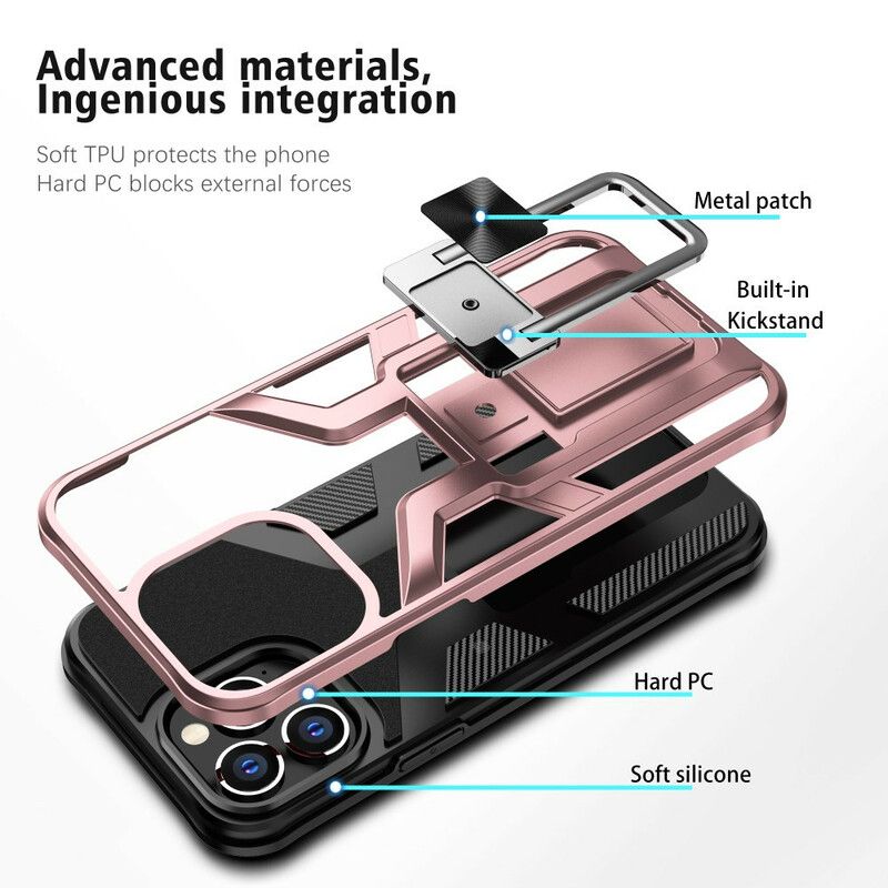 Hoesje Voor iPhone 13 Pro Max Ring-ondersteuning