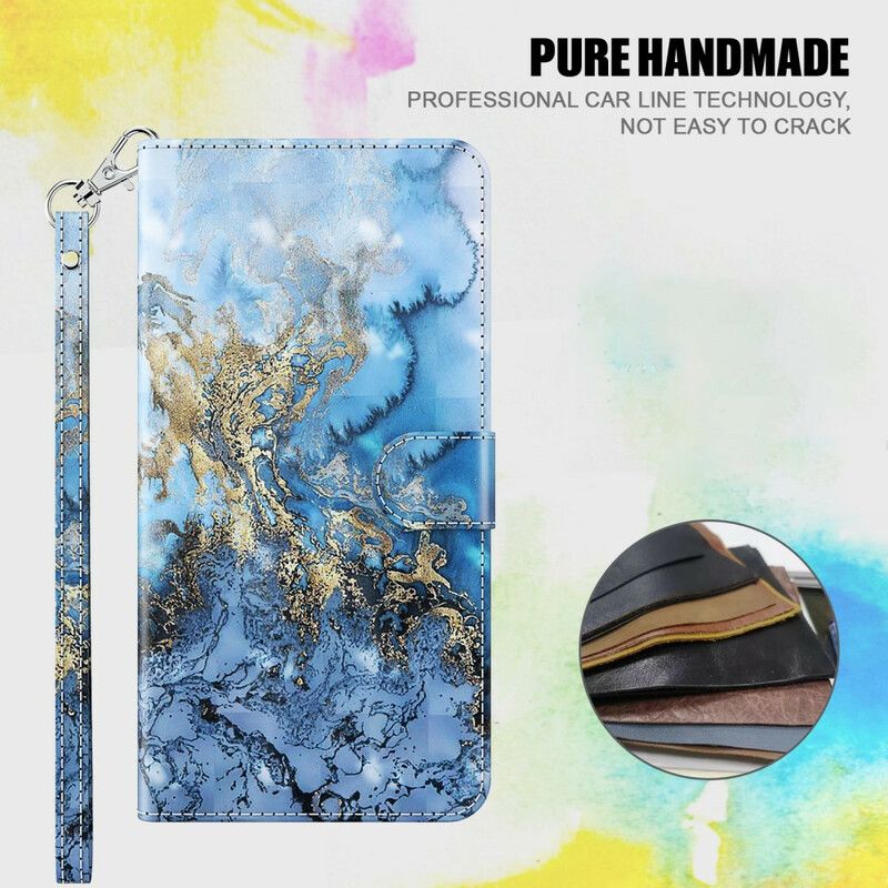 Leren Hoesje iPhone 13 Pro Max Glitterverloop Bescherming Hoesje