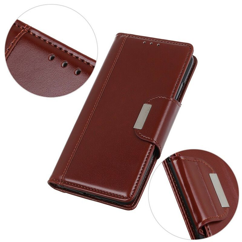 Leren Hoesje iPhone 13 Pro Max Kunstleer Elegantie Sluiting Bescherming Hoesje