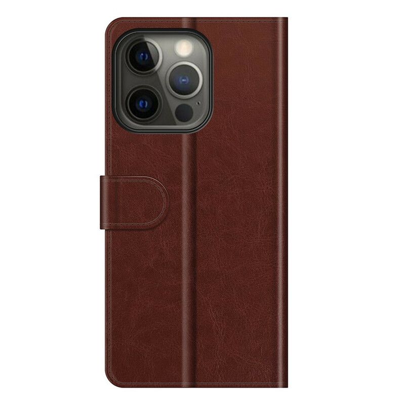 Leren Hoesje iPhone 13 Pro Max Kunstleer Ultra