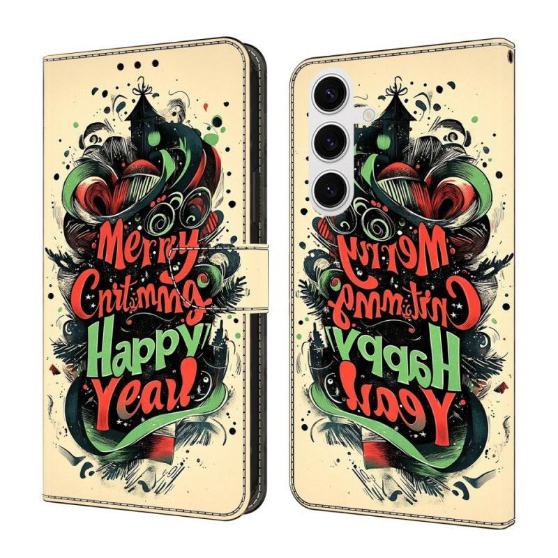 Bescherming Hoesje Samsung Galaxy S26 Plus Kerstgraffiti