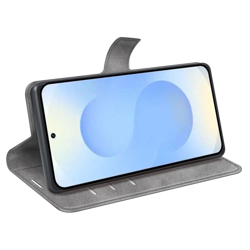 Bescherming Hoesje Samsung Galaxy S26 Plus Lederstijl