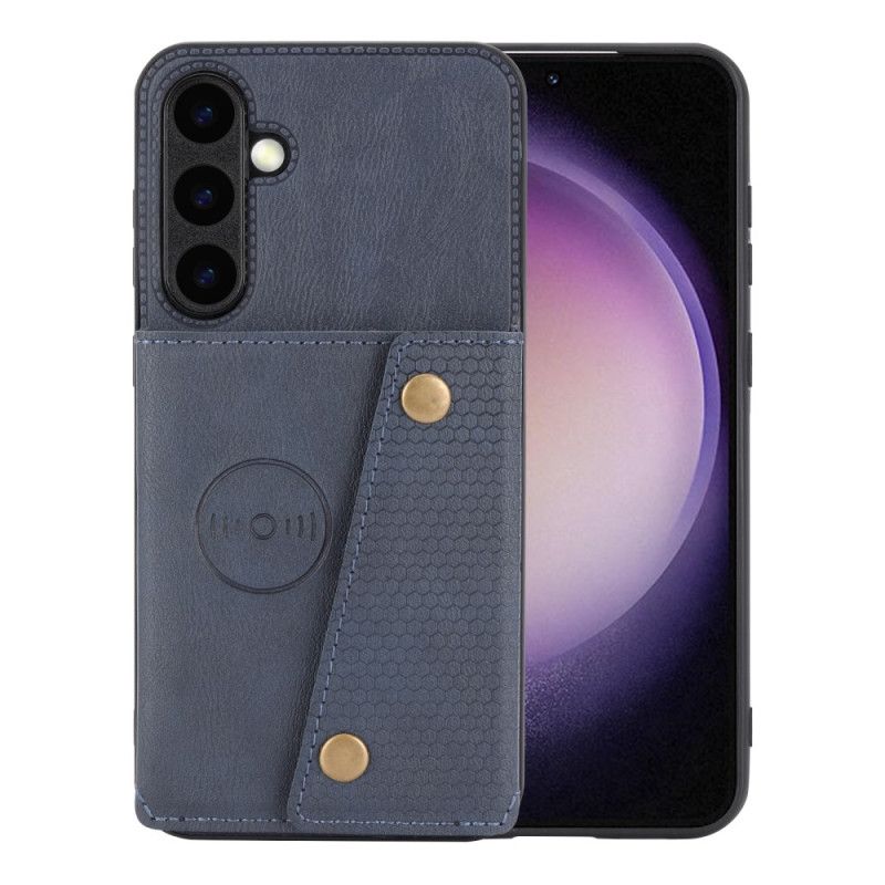 Case Hoesje Samsung Galaxy S26 Plus Telefoonhoesje Kaarthouder Met Leer-effect