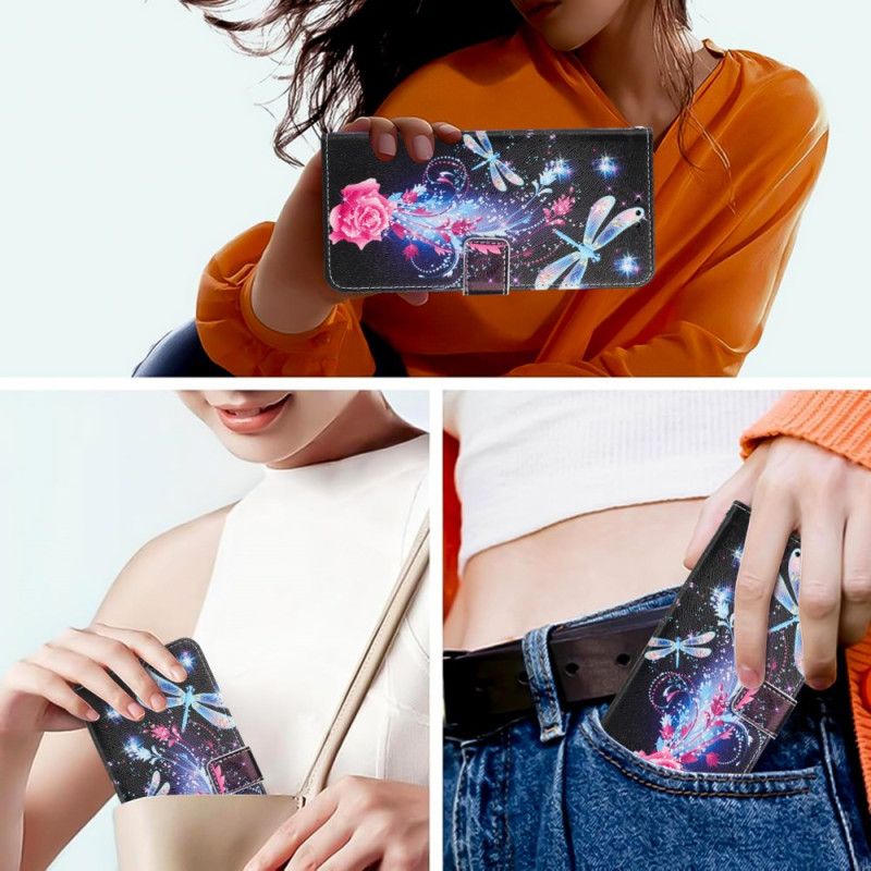 Flip Case Leren Samsung Galaxy S26 Plus Libellen