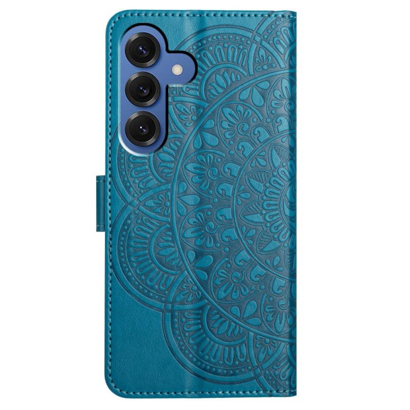 Flip Case Leren Samsung Galaxy S26 Plus Mandala-gravure