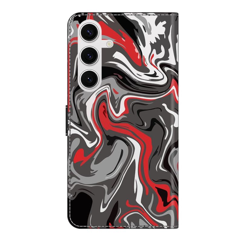 Flip Case Leren Samsung Galaxy S26 Plus Rotsontwerp