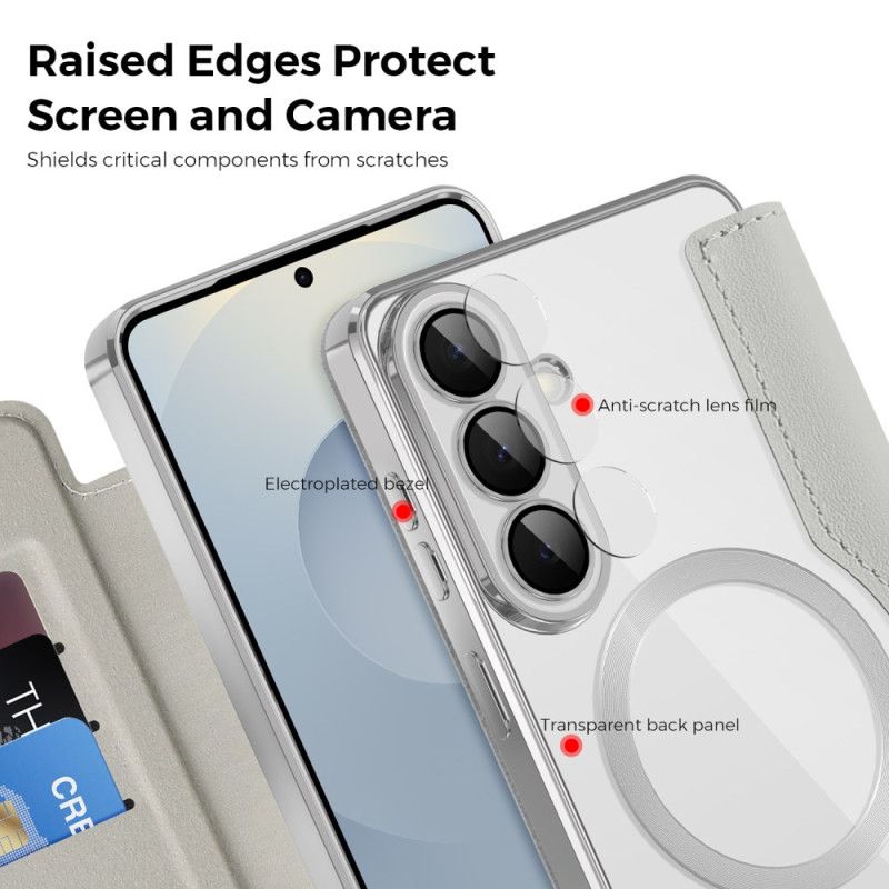 Folio-hoesje Samsung Galaxy S26 Plus Magnetisch Met Rfid-kaarthouder Bescherming Hoesje