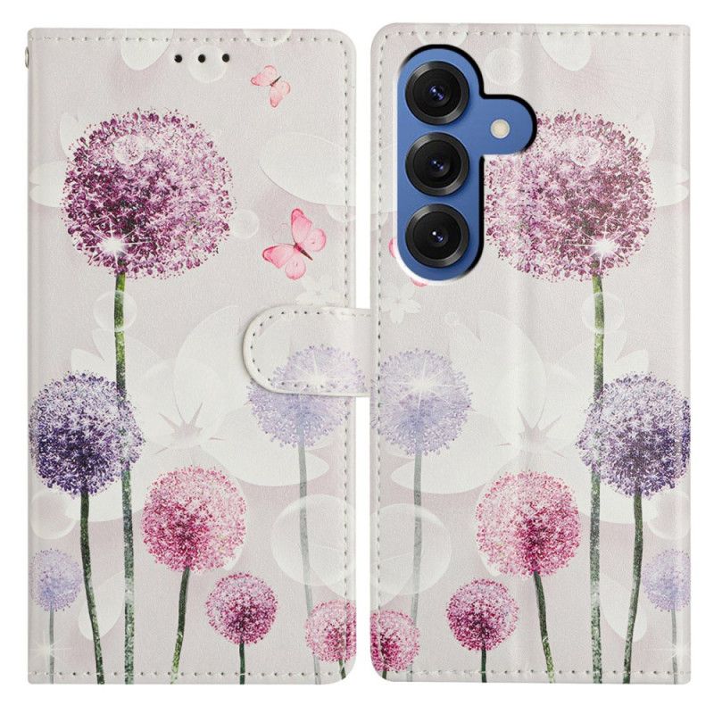 Folio-hoesje Samsung Galaxy S26 Plus Paardenbloemen