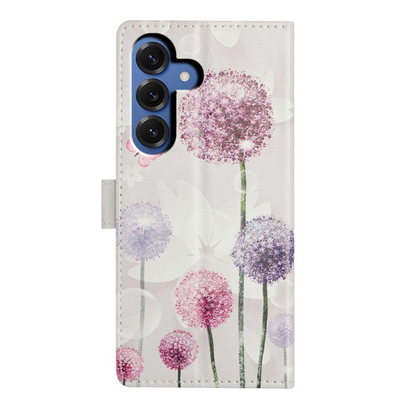 Folio-hoesje Samsung Galaxy S26 Plus Paardenbloemen