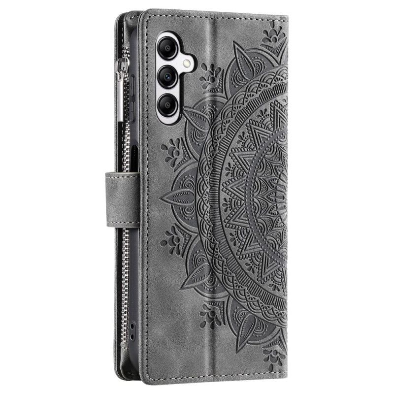 Folio-hoesje Samsung Galaxy S26 Plus Portemonnee Met Mandala Suède-effect
