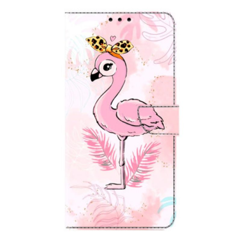 Folio-hoesje Samsung Galaxy S26 Plus Roze Vogelmotief