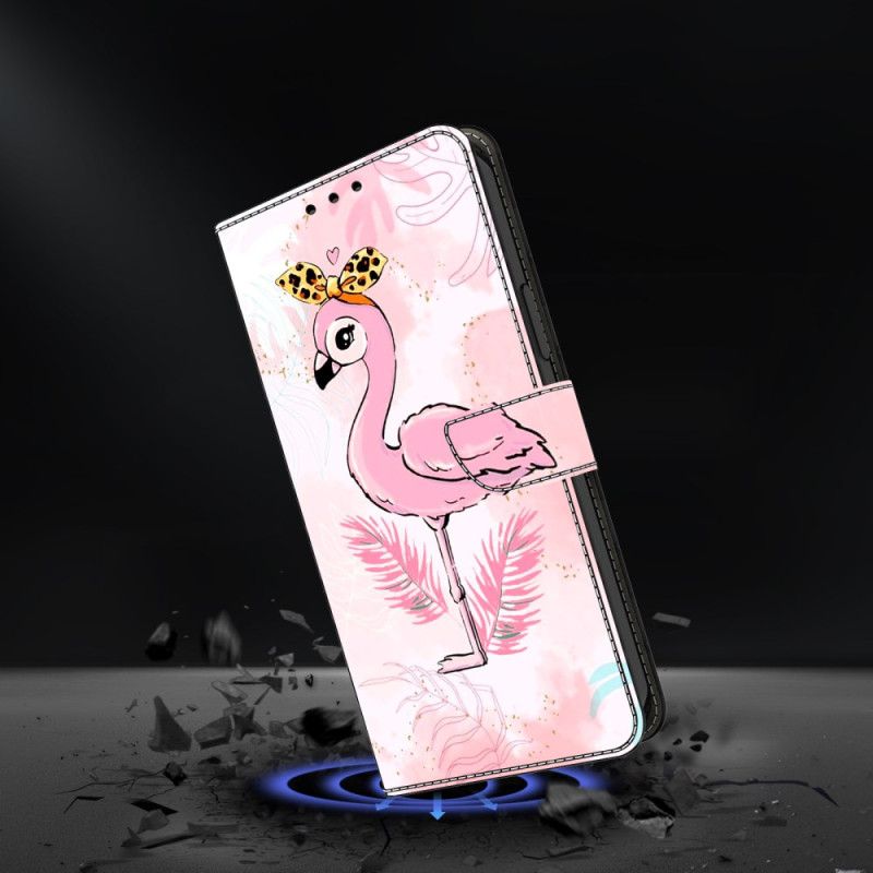 Folio-hoesje Samsung Galaxy S26 Plus Roze Vogelmotief