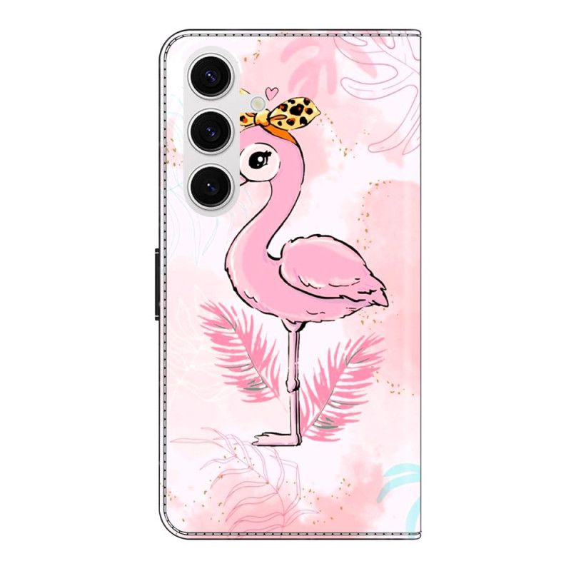 Folio-hoesje Samsung Galaxy S26 Plus Roze Vogelmotief