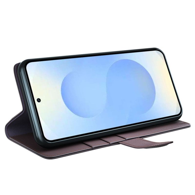 Folio-hoesje Samsung Galaxy S26 Plus Telefoonhoesje Echt Leer