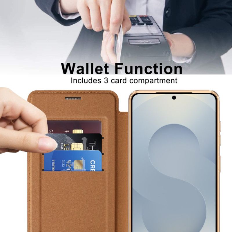 Folio-hoesje Voor Samsung Galaxy S26 Plus Gevoerde Rfid-kaarthouder