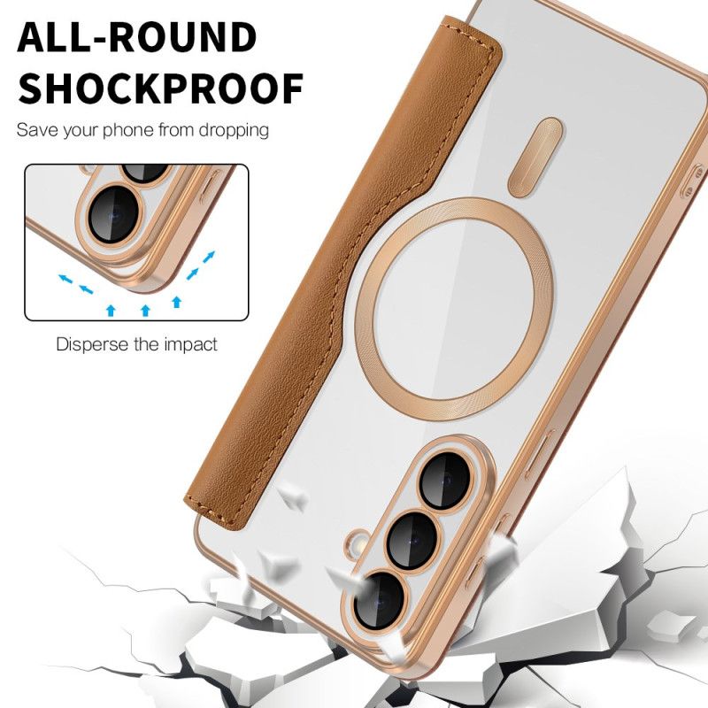 Folio-hoesje Voor Samsung Galaxy S26 Plus Gevoerde Rfid-kaarthouder