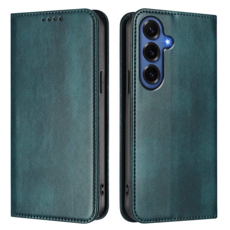 Folio-hoesje Voor Samsung Galaxy S26 Plus Retro Rfid-bescherming Met Textuur